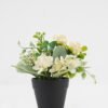 Artificial Flower 20*20*18cm Rose Hydrangea in PP pot GS-03323043-W1 Potted Flowers&Plants YeahFlower is one of Chinese leading OEM manufacturers and exporters , supplying the silk flowers, wholesale artificial trees