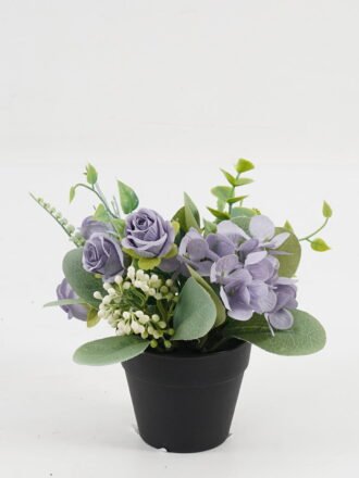 Artificial Flower 20*20*18cm Camellia Hydrangea in PP pot GS-03323044-O1 Potted Flowers&Plants 3,000+ sqm showroom with thousands of artificial flowers, plants & trees ready for global sourcing.