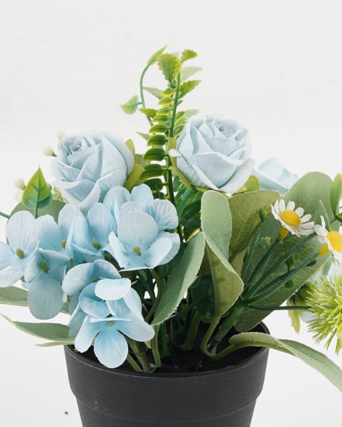 Artificial Flower 20*20*18cm Rose Hydrangea in PP pot GS-03323043 Potted Flowers&Plants YeahFlower is one of Chinese leading OEM manufacturers and exporters , supplying the silk flowers, wholesale artificial trees