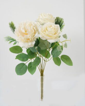 Artificial Flower 25*25*37cm Rose&Peony *7 bush GS-70023007CONTI-W1 Flowers Bush YeahFlower is one of Chinese leading OEM manufacturers and exporters , supplying the silk flowers, wholesale artificial trees