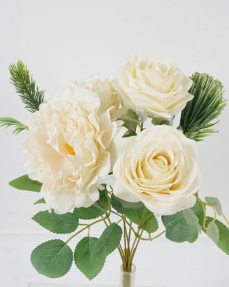 Artificial Flower 25*25*37cm Rose&Peony *7 bush GS-70023007CONTI-W1 Flowers Bush YeahFlower is one of Chinese leading OEM manufacturers and exporters , supplying the silk flowers, wholesale artificial trees