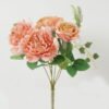 Artificial Flower Rose Peony 7 bush GS-70023007CONTI_5 Artificial Flower 25*25*37cm Rose&Peony *7 bush GS-70023007CONTI Flowers Bush YeahFlower is one of Chinese leading OEM manufacturers and exporters , supplying the silk flowers, wholesale artificial trees