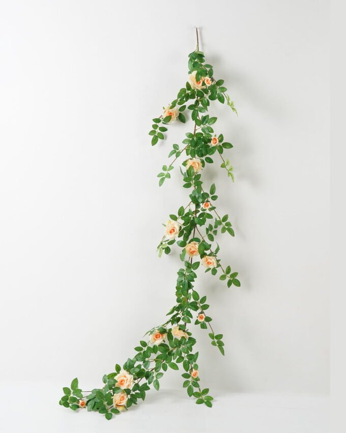Artificial Flower 38*180cm Rose garland GS-70823002CONTI-Y1 Banners&Garlands YeahFlower is one of Chinese leading OEM manufacturers and exporters , supplying the silk flowers, wholesale artificial trees