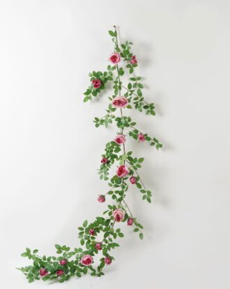 Artificial Flower 50*180cm Rose garland GS-70823004CONTI-P1 Banners&Garlands 3,000+ sqm showroom with thousands of artificial flowers, plants & trees ready for global sourcing.