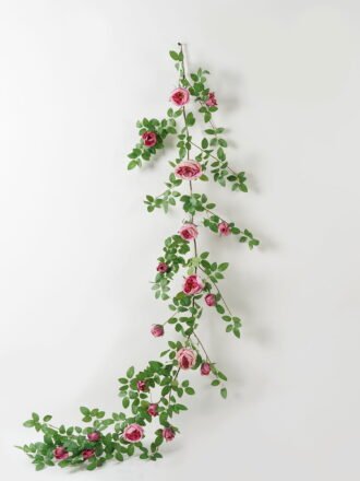 Artificial Flower 38*180cm Rose garland GS-70823002CONTI-Y1 Banners&Garlands 3,000+ sqm showroom with thousands of artificial flowers, plants & trees ready for global sourcing.