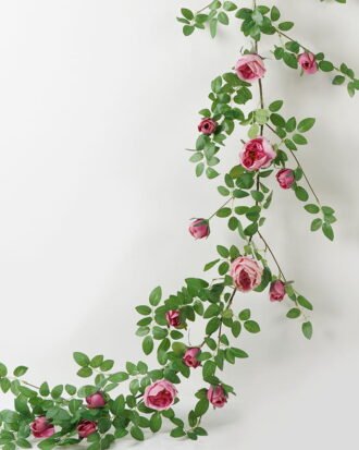 Artificial Flower 50*180cm Rose garland GS-70823004CONTI-P1 Banners&Garlands 3,000+ sqm showroom with thousands of artificial flowers, plants & trees ready for global sourcing.