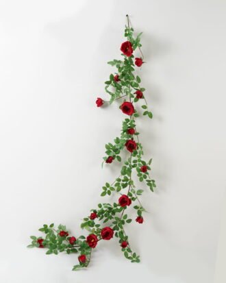 Artificial Flower 50*180cm Rose garland GS-70823004CONTI-R1 Banners&Garlands 3,000+ sqm showroom with thousands of artificial flowers, plants & trees ready for global sourcing.