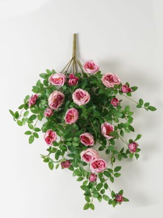 Artificial Flower 38*180cm Rose garland GS-70823002CONTI-W1 Banners&Garlands 3,000+ sqm showroom with thousands of artificial flowers, plants & trees ready for global sourcing.