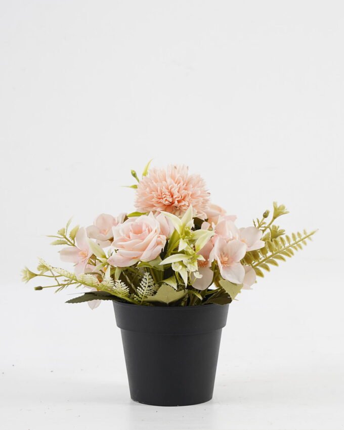 Artificial Flower 20*20*19cm Rose hydrangea in PP pot GS-03323031-C1 Potted Flowers&Plants YeahFlower is one of Chinese leading OEM manufacturers and exporters , supplying the silk flowers, wholesale artificial trees