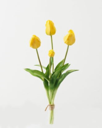 Artificial Flower 20*20*44cm Tulip *4 bundle GS-31323003CONTI-Y1 Bouquet 3,000+ sqm showroom with thousands of artificial flowers, plants & trees ready for global sourcing.