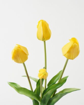 Artificial Flower 20*20*44cm Tulip *4 bundle GS-31323003CONTI-Y1 Bouquet 3,000+ sqm showroom with thousands of artificial flowers, plants & trees ready for global sourcing.