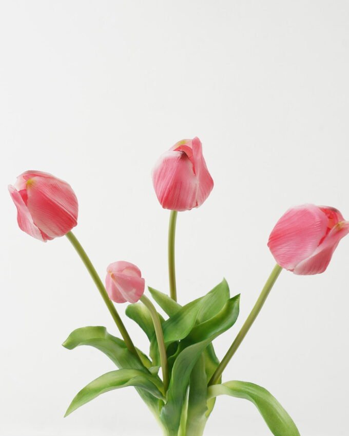 Artificial Flower 20*20*44cm Tulip *4 bundle GS-31323003CONTI Bouquet YeahFlower is one of Chinese leading OEM manufacturers and exporters , supplying the silk flowers, wholesale artificial trees