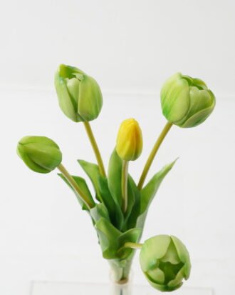 Artificial Flower 15*15*44cm Tulip *5 bundle GS-24523005-G1 Bouquet 3,000+ sqm showroom with thousands of artificial flowers, plants & trees ready for global sourcing.