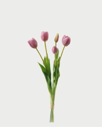 Artificial Flower 15*15*44cm Tulip *5 bundle GS-24523005-Z1 Bouquet 3,000+ sqm showroom with thousands of artificial flowers, plants & trees ready for global sourcing.