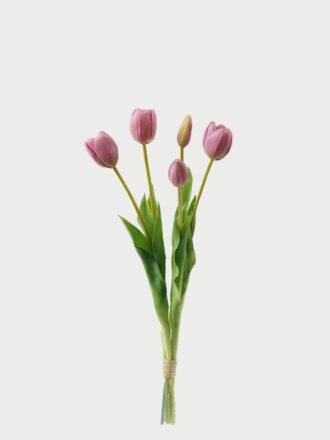 Artificial Flower 15*15*43cm Tulip *5 bundle GS-24523010-P2 Bouquet 3,000+ sqm showroom with thousands of artificial flowers, plants & trees ready for global sourcing.