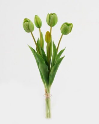 Artificial Flower 16*16*38cm Tulip *5 bundle GS-24523006-G1 Bouquet 3,000+ sqm showroom with thousands of artificial flowers, plants & trees ready for global sourcing.