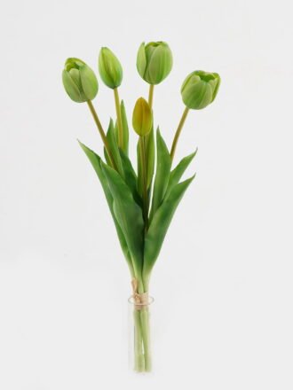 Artificial Flower 16*16*38cm Tulip *5 bundle GS-24523006 Bouquet 3,000+ sqm showroom with thousands of artificial flowers, plants & trees ready for global sourcing.