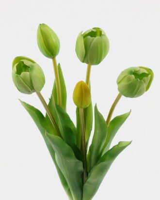 Artificial Flower 16*16*38cm Tulip *5 bundle GS-24523006-G1 Bouquet 3,000+ sqm showroom with thousands of artificial flowers, plants & trees ready for global sourcing.