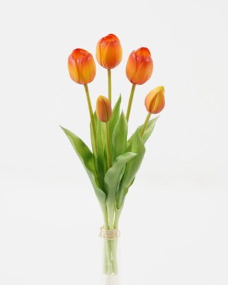 Artificial Flower 16*16*38cm Tulip *5 bundle GS-24523006-O1 Bouquet 3,000+ sqm showroom with thousands of artificial flowers, plants & trees ready for global sourcing.