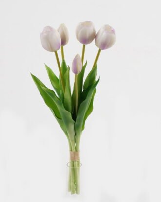 Artificial Flower 16*16*38cm Tulip *5 bundle GS-24523006-W1 Bouquet 3,000+ sqm showroom with thousands of artificial flowers, plants & trees ready for global sourcing.