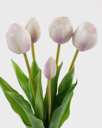 Artificial Flower 16*16*38cm Tulip *5 bundle GS-24523006-W1 Bouquet 3,000+ sqm showroom with thousands of artificial flowers, plants & trees ready for global sourcing.