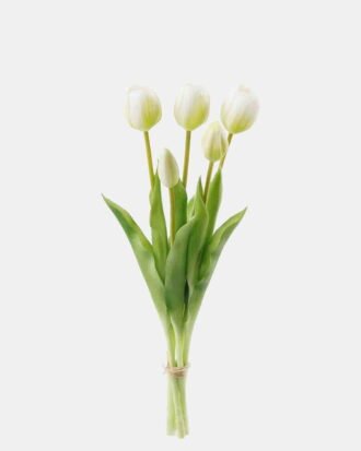 Artificial Flower 16*16*38cm Tulip *5 bundle GS-24523006-W2 Bouquet 3,000+ sqm showroom with thousands of artificial flowers, plants & trees ready for global sourcing.