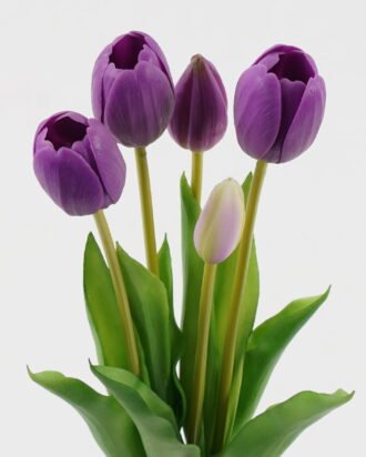 Artificial Flower 16*16*38cm Tulip *5 bundle GS-24523006-Z1 Bouquet 3,000+ sqm showroom with thousands of artificial flowers, plants & trees ready for global sourcing.