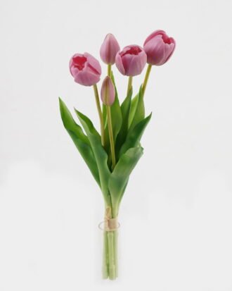 Artificial Flower 16*16*38cm Tulip *5 bundle GS-24523006-Z2 Bouquet 3,000+ sqm showroom with thousands of artificial flowers, plants & trees ready for global sourcing.