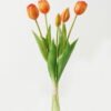 Artificial Flower 16*16*38cm Tulip *5 bundle GS-24523006CONTI-O1 Bouquet YeahFlower is one of Chinese leading OEM manufacturers and exporters , supplying the silk flowers, wholesale artificial trees