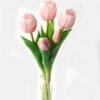 Artificial Flower 12*12*28cm Tulip *5 bundle GS-24523008CONTI-P1 Bouquet YeahFlower is one of Chinese leading OEM manufacturers and exporters , supplying the silk flowers, wholesale artificial trees