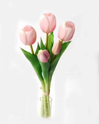 Artificial Flower 12*12*28cm Tulip *5 bundle GS-24523008CONTI-P1 Bouquet 3,000+ sqm showroom with thousands of artificial flowers, plants & trees ready for global sourcing.