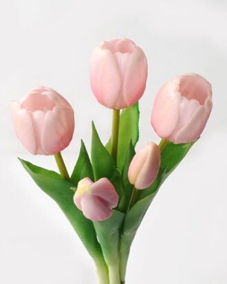Artificial Flower 12*12*28cm Tulip *5 bundle GS-24523008CONTI-P1 Bouquet 3,000+ sqm showroom with thousands of artificial flowers, plants & trees ready for global sourcing.