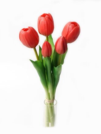 Artificial Flower 12*12*28cm Tulip *5 bundle GS-24523008CONTI-P1 Bouquet 3,000+ sqm showroom with thousands of artificial flowers, plants & trees ready for global sourcing.