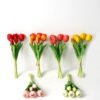 Artificial Flower 12*12*28cm Tulip *5 bundle GS-24523008CONTI Bouquet YeahFlower is one of Chinese leading OEM manufacturers and exporters , supplying the silk flowers, wholesale artificial trees