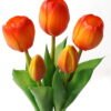 Artificial Flower 12*12*28cm Tulip *5 bundle GS-24523008CONTI Bouquet YeahFlower is one of Chinese leading OEM manufacturers and exporters , supplying the silk flowers, wholesale artificial trees