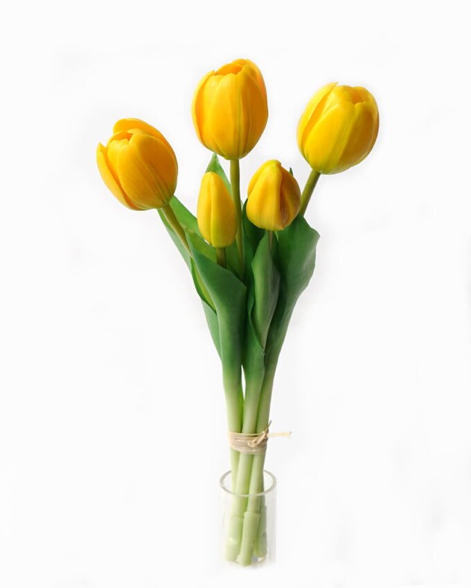 Artificial Flower 12*12*28cm Tulip *5 bundle GS-24523008CONTI Bouquet YeahFlower is one of Chinese leading OEM manufacturers and exporters , supplying the silk flowers, wholesale artificial trees