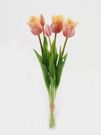 Artificial Flower 15*15*43cm Tulip *5 bundle GS-24523010-Y1 Bouquet 3,000+ sqm showroom with thousands of artificial flowers, plants & trees ready for global sourcing.