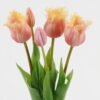 Artificial Flower 15*15*43cm Tulip *5 bundle GS-24523010-P1 Bouquet YeahFlower is one of Chinese leading OEM manufacturers and exporters , supplying the silk flowers, wholesale artificial trees