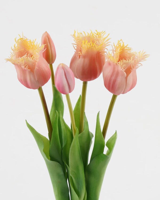 Artificial Flower 15*15*43cm Tulip *5 bundle GS-24523010-P1 Bouquet YeahFlower is one of Chinese leading OEM manufacturers and exporters , supplying the silk flowers, wholesale artificial trees
