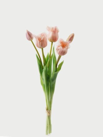 Artificial Flower 15*15*44cm Tulip *5 bundle GS-24523005-Z1 Bouquet 3,000+ sqm showroom with thousands of artificial flowers, plants & trees ready for global sourcing.