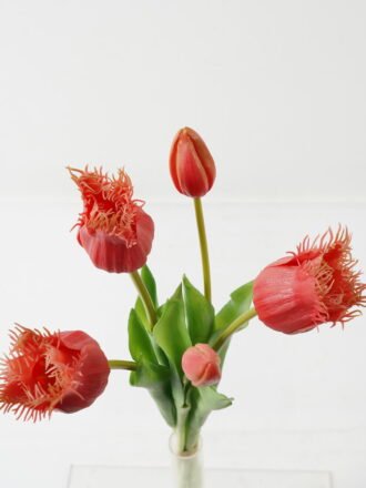 Artificial Flower 15*15*43cm Tulip *5 bundle GS-24523010-P2 Bouquet 3,000+ sqm showroom with thousands of artificial flowers, plants & trees ready for global sourcing.