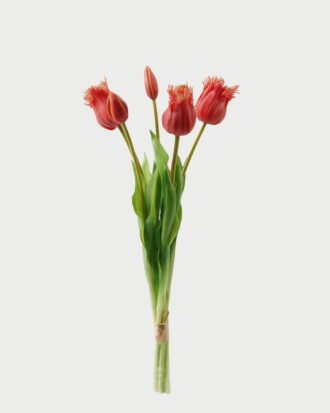 Artificial Flower 15*15*43cm Tulip *5 bundle GS-24523010-R2 Bouquet 3,000+ sqm showroom with thousands of artificial flowers, plants & trees ready for global sourcing.