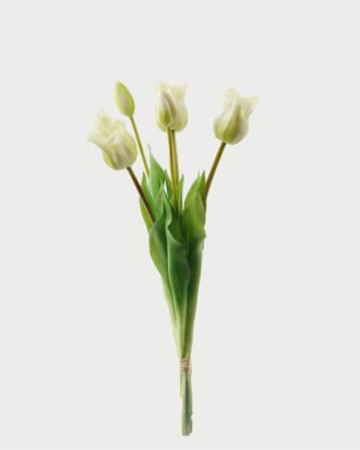 Artificial Flower 15*15*43cm Tulip *5 bundle GS-24523010-W1 Bouquet 3,000+ sqm showroom with thousands of artificial flowers, plants & trees ready for global sourcing.