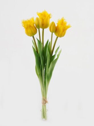 Artificial Flower 15*15*43cm Tulip *5 bundle GS-24523010-P1 Bouquet 3,000+ sqm showroom with thousands of artificial flowers, plants & trees ready for global sourcing.