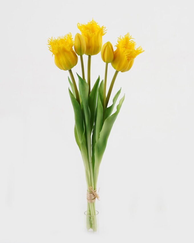 Artificial Flower 15*15*43cm Tulip *5 bundle GS-24523010-Y1 Bouquet YeahFlower is one of Chinese leading OEM manufacturers and exporters , supplying the silk flowers, wholesale artificial trees
