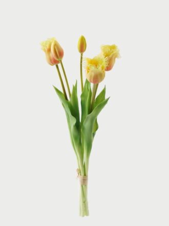 Artificial Flower 15*15*43cm Tulip *5 bundle GS-24523010-W1 Bouquet 3,000+ sqm showroom with thousands of artificial flowers, plants & trees ready for global sourcing.