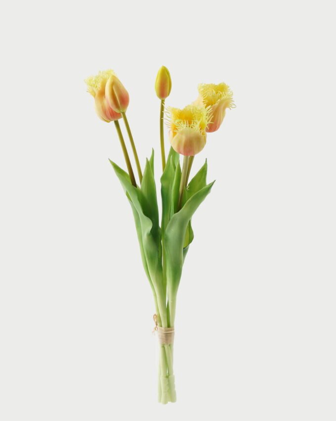 Artificial Flower 15*15*43cm Tulip *5 bundle GS-24523010-Y2 Bouquet YeahFlower is one of Chinese leading OEM manufacturers and exporters , supplying the silk flowers, wholesale artificial trees
