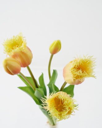 Artificial Flower 15*15*43cm Tulip *5 bundle GS-24523010-Y2 Bouquet 3,000+ sqm showroom with thousands of artificial flowers, plants & trees ready for global sourcing.