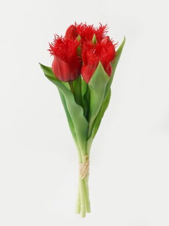 Artificial Flower 16*16*46cm Tulip *5 bundle GS-24523020-R2 Bouquet 3,000+ sqm showroom with thousands of artificial flowers, plants & trees ready for global sourcing.