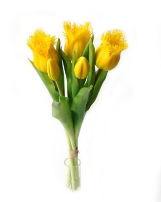 Artificial Flower 16*16*31cm Tulip *5 bundle GS-24523011CONTI-Y1 Bouquet 3,000+ sqm showroom with thousands of artificial flowers, plants & trees ready for global sourcing.